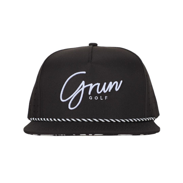 Grun Black Palm Hat