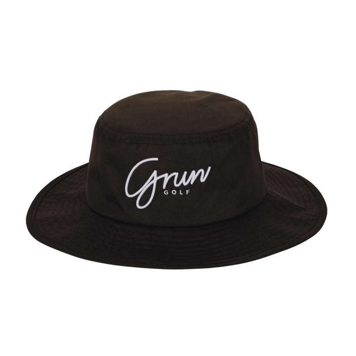 Grun Black Bucket Hat