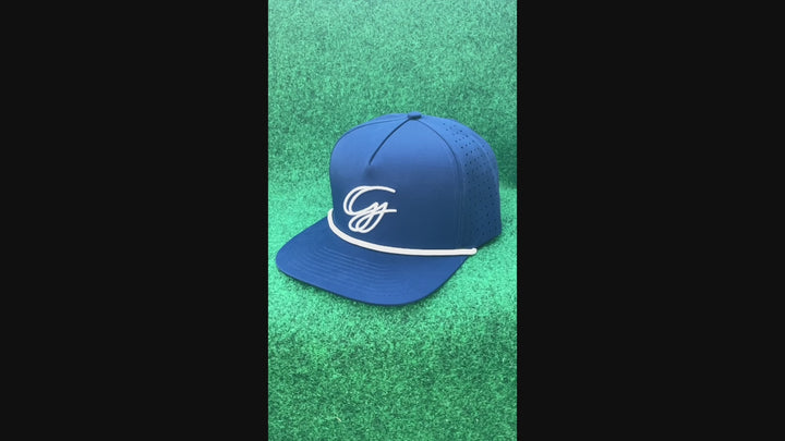 Blue String Snapback Hat